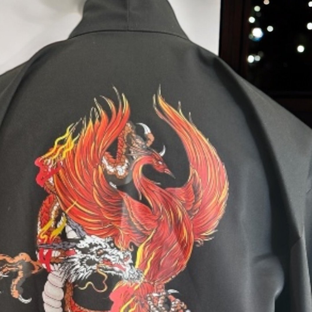 Phoenix and Dragon Haori Thimble