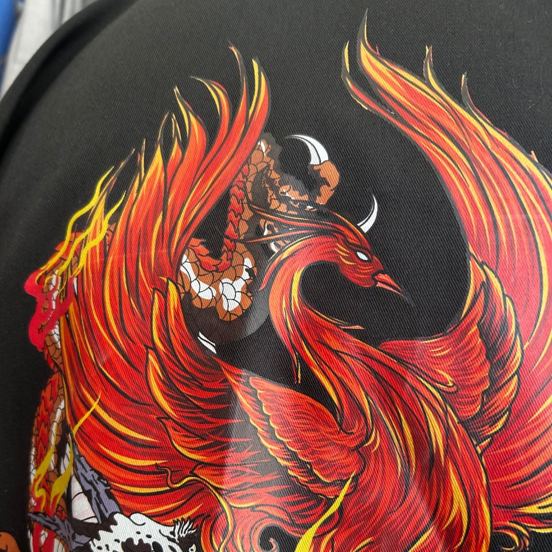 Phoenix and Dragon Haori Thimble