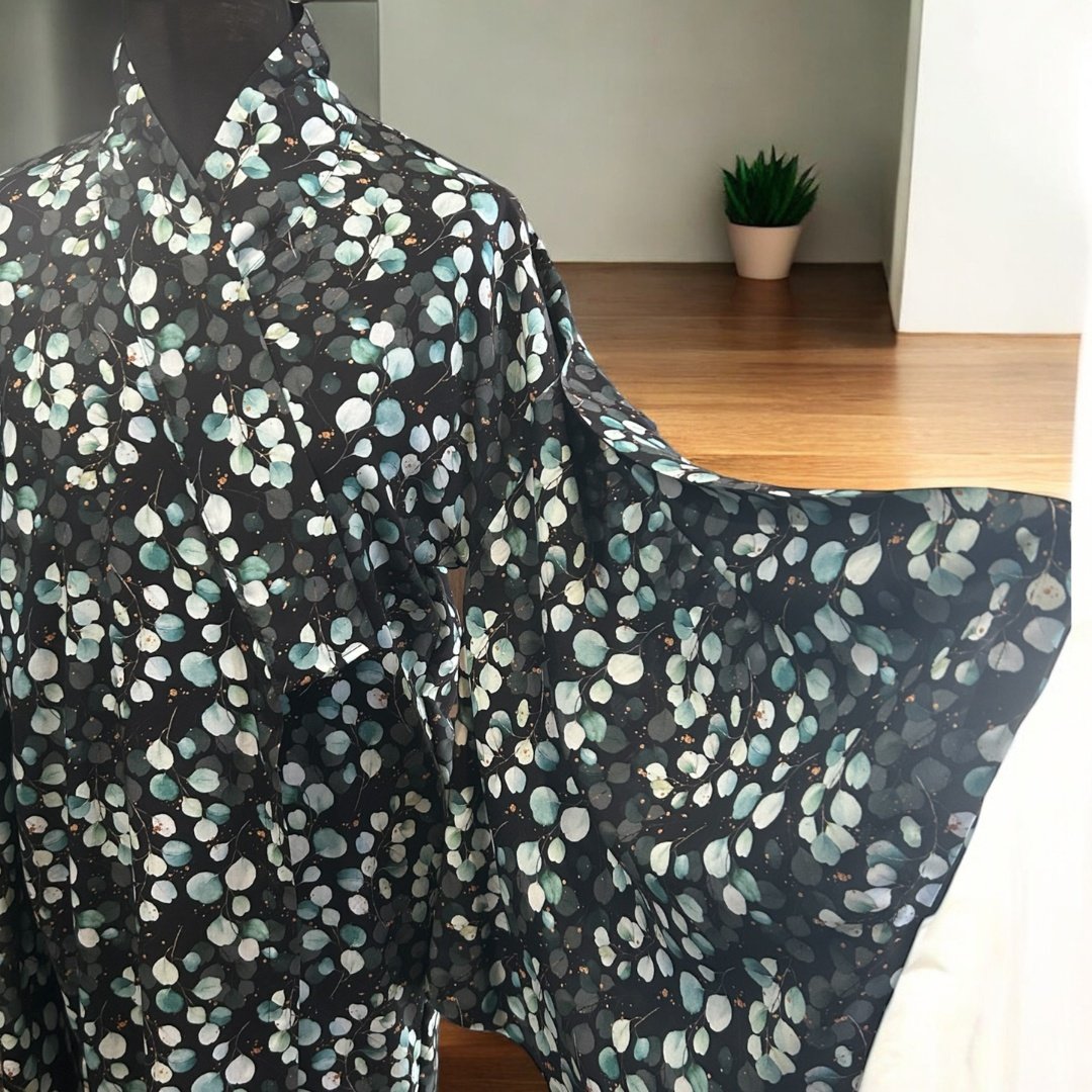 Yukata Kimono Suiryoku Kuro Thimble