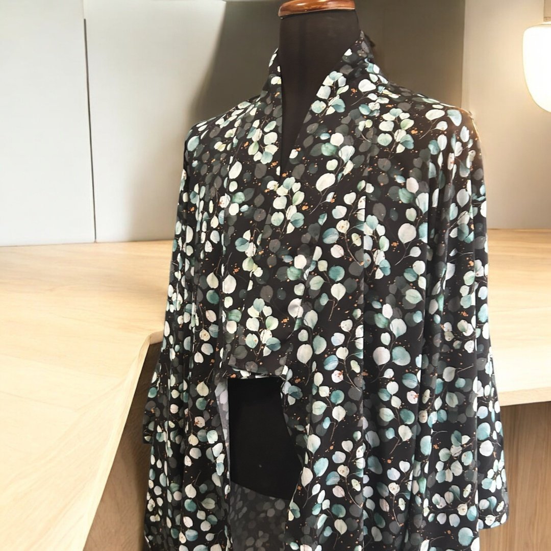 Yukata Kimono Suiryoku Kuro Thimble