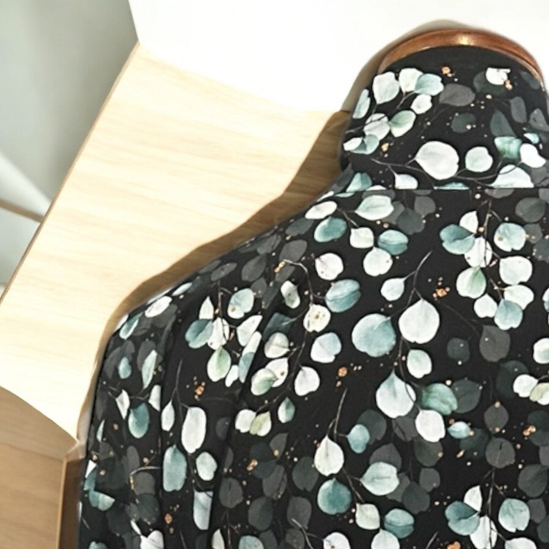 Yukata Kimono Suiryoku Kuro Thimble
