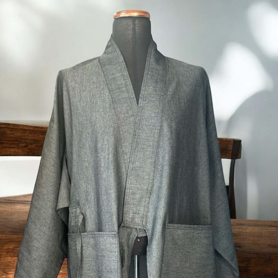 Black Denim Haori Yoru Thimble