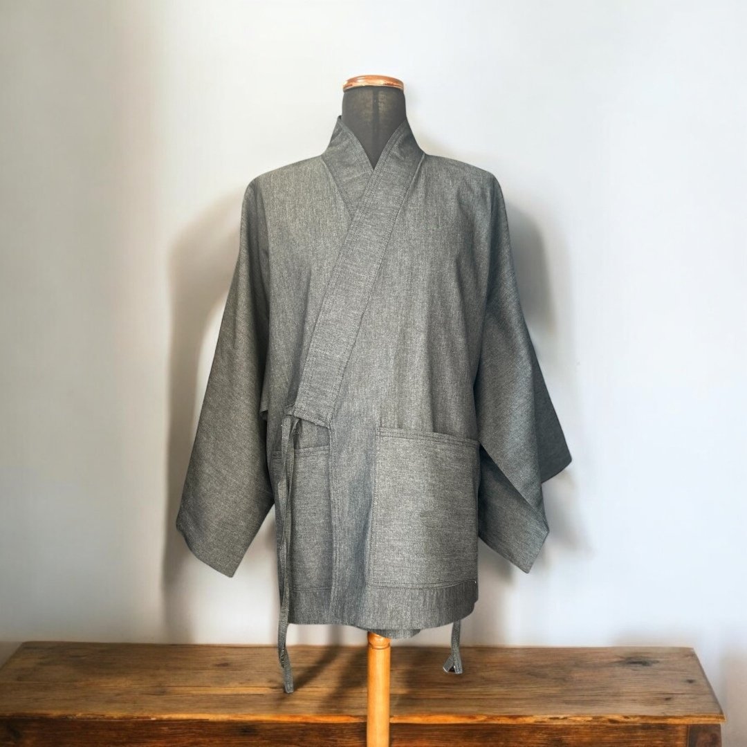 Black Denim Haori Yoru Thimble