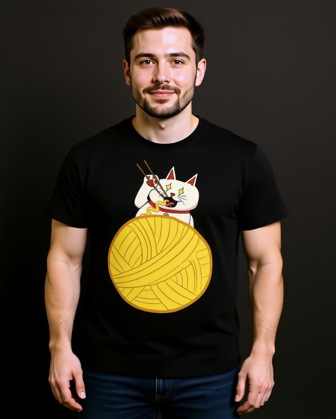 T-shirt Maneki Neko Hungry Thimble