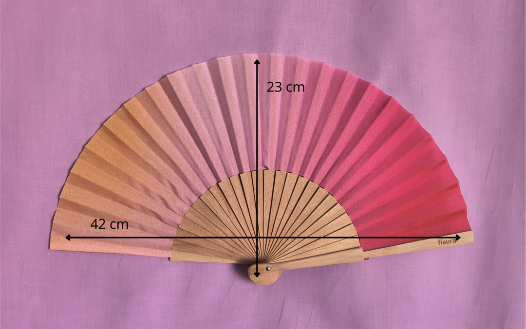 Βεντάλια Pink Ombre
